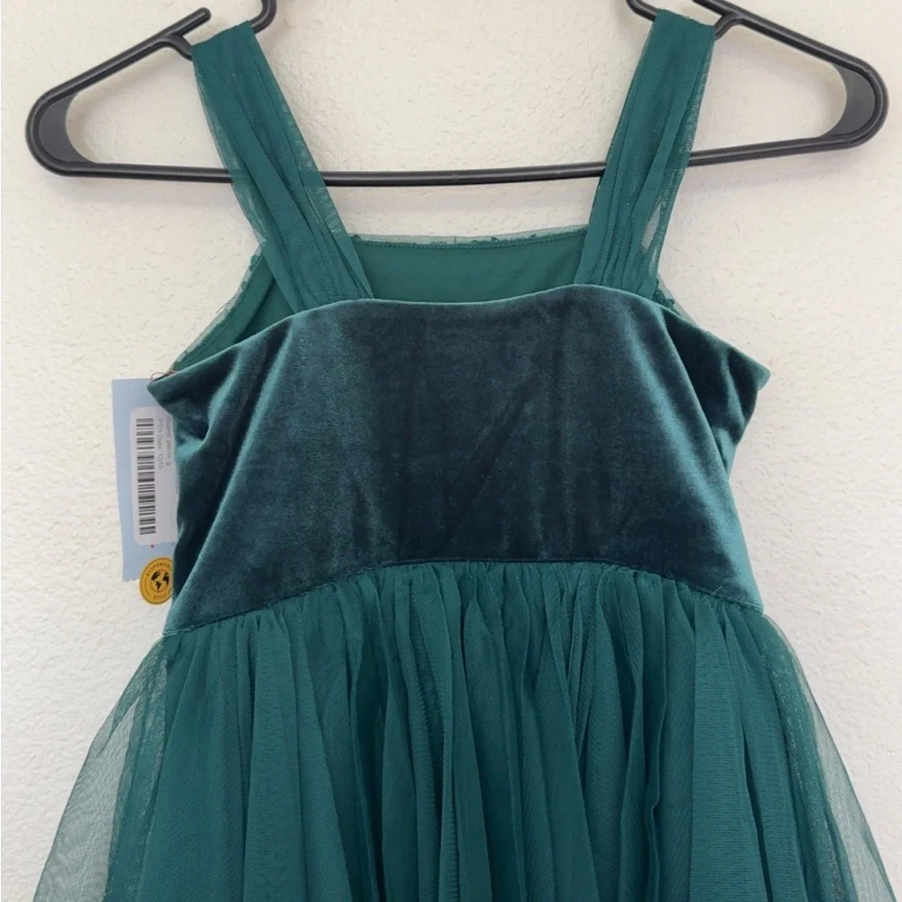 Cat & Jack Teal Sequin Formal Dress - Picture 4 of 5